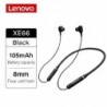 Fekete szín - Lenovo XE66 vezeték nélküli fejhallgató Bluetooth fülhallgató sport fejhallgató mágneses nyakpánt 4