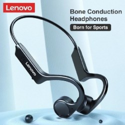 Piros szín - Lenovo X4 Bone Conduction Bluetooth Fejhallgató Sportfülhallgató Vízálló vezeték nélküli fejhallgató