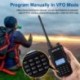 Szín: EU frekvencia - Retevis Walkie Talkie RT85 Ham Kétirányú rádióállomások 5 W Walkie-talkie VHF UHF kétsávos