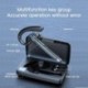 Fehér szín - YYK-520 vezeték nélküli Bluetooth headset tws Ultra nagy hatótávolságú zajcsökkentő fülre szerelhető