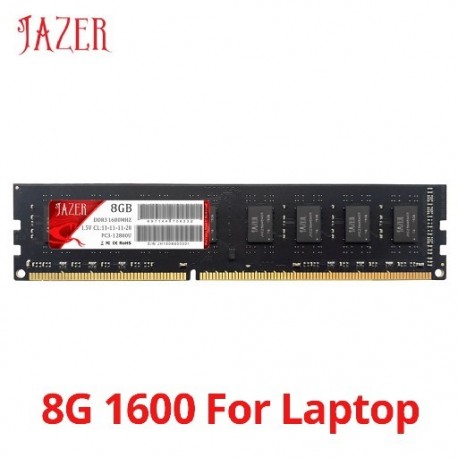 Memória kapacitás: 128 MB - JAZER Memoria Ram DDR3 8GB 1600MHz DDR4 16GB 2666MHz asztali/laptop számítógép memória