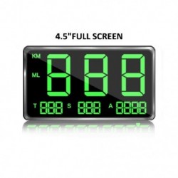 Fekete szín - Kingneed HUD Car Head Up kijelző Általános GPS sebességmérő, sebességtúllépést mérő riasztás