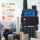 Baofeng UV-5R Walkie Talkie 5W hordozható Ham CB rádió kétsávos VHF/UHF FM adó-vevő kétirányú rádió vadászat UV-82