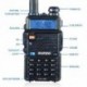 Baofeng UV-5R Walkie Talkie 5W hordozható Ham CB rádió kétsávos VHF/UHF FM adó-vevő kétirányú rádió vadászat UV-82