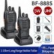 Baofeng BF-888S nagy hatótávolságú walkie talkie UHF 400-470MHz Ham kétirányú rádió Comunicador adó-vevő szállodai