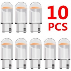 Kibocsátó szín: fehér - 10 DB T10 W5W LED jelzőlámpa autós izzó üvegházhoz COB 7000K fehér 12V Auto belső ék