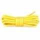 Szín: sárga - 1 pár 120 cm-es klasszikus hétköznapi kerek cipőfűző tornacipőkhöz Uniszex kültéri sportcipőfűzők