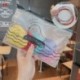 Szín: 17---10db - 100 DB/táska Női Nyakkendők Gumi Hajhoz Lófarok Tartó Rugalmas Hajpántok Scrunchie Gumiszalagok Díszek
