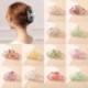 Szín: 13 - Divat Gyümölcs Virágok Barrette Rák Hajcsat Fürdő Haj Claw Ponytail Clip Gyümölcs hajbilincs Karom Clip