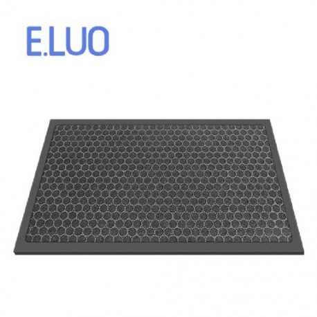 Légtisztító alkatrészek aktív szén szűrő egyedi szűrőhöz 400 * 295 * 10 mm