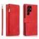 Anyaga: Galaxy S10E-hez - Luxus cipzáras pénztárca telefontok Samsung Galaxy S22 Ultra S20 FE S21 Plus S10 S9 PU bőr Etui