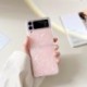 Anyaga: Galaxy Z Flip 3-hoz - Z Flip 4 márvány telefontok Samsung Galaxy Z Flip 3 5G Etui Conch Shell Soft TPU ütésálló