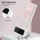 Anyaga: Galaxy Z Flip 3-hoz - Z Flip 4 folyékony csillogó telefontok Samsung Galaxy Z Flip 3 SM-F7110 Coque ütésálló