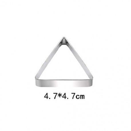 Szín: 2. stílus - 1-4db/zsák Rozsdamentes acél cukros tortaforma Geometrikus ábra Charm üreges tálcás előlap
