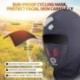 Szín: Téli maszk - Kerékpáros Polár Balaklavák Símaszk Téli Meleg Napálló Porálló Motorkerékpár Szélálló Teljes