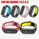 Szín: fekete kék - Mi Bandhez 7 6 5 4 3 Sportszíj cserecsuklópánt MiBand 7 6 5 3 4 Karkötő Csuklópánt 5 Szíj Xiaomi Mi