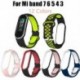 Szín: fekete kék - Mi Bandhez 7 6 5 4 3 Sportszíj cserecsuklópánt MiBand 7 6 5 3 4 Karkötő Csuklópánt 5 Szíj Xiaomi Mi