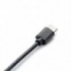 Fekete szín - C típusú USB-C – Micro USB dugasz szinkrontöltő OTG TÖLTŐ Kábel kábeladapter telefonhoz Huawei Samsung