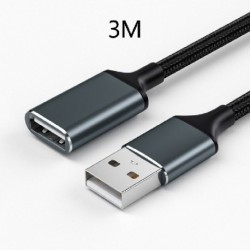 Szín: zöld - USB hosszabbító kábel dugasz és női számítógép USB lemez egér billentyűzet hosszabbító