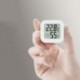 : Fehér - Elektronikus hőmérséklet- és páratartalommérő háztartási babaszoba, nagy pontosságú szobahőmérséklet