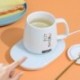 Szín: zöld - Elektromos fűtött kávés bögre melegítő alátét otthoni irodához Tej Tea Vízmelegítő Mat Intelligens