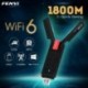 Szín: WIFI6 FU AX1800P - Fenvi WiFi 6 USB Adapter Dual Band AX1800 2,4G/5GHz vezeték nélküli Wi-Fi dongle hálózati kártya