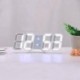 Szín: Fehér G607A - 3D LED digitális óra világító Egyszerű divatos falióra Többfunkciós Kreatív USB plug-in