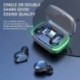 Fekete szín - Y60 Fone Bluetooth fülhallgató 5.1 TWS vezeték nélküli fejhallgató LED kijelzővel Sztereó fejhallgató