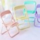 Szín: zöld - Hordozható mini mobiltelefon-állvány asztali székállvány Állítható Macaron színes állvány