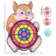 Gyerekjátékok, Darts tábla gyerekeknek 3 labdával - Fiúk Ajándékjátékok Lányoknak Beltéri, szabadtéri játékhoz,