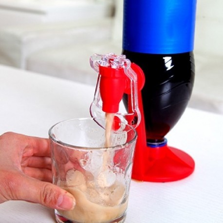 Szín: SY15 - Drink Coke God vízadagoló fordított üdítőital vízcsap vízadagoló Creative Mouth Drinking Device kapcsoló