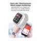 Fehér szín - Okosóra Sport Fitness Tracker Férfiak Fényképes Alvás Fitness Üzenet Emlékeztető 1,44 hüvelykes számlap