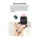 Fehér szín - Okosóra Sport Fitness Tracker Férfiak Fényképes Alvás Fitness Üzenet Emlékeztető 1,44 hüvelykes számlap