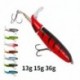 Piros szín - Whopper plopper Popper propeller Topwater horgászcsalik 13g mesterséges csali kemény Crankbait wobblerek forgó