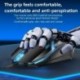 Szín: Fekete vezetékes egér - Mechanikus vezetékes egér irodai játékok számítógépes egér LED RGB