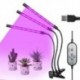 Szín: 3 ág - LED Grow Light USB fitolámpa teljes növekedési spektrumú kertészeti fitolámpa vezérléssel beltéri