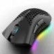 Fehér szín - BM600 újratölthető USB 2.4G vezeték nélküli RGB könnyű méhsejt játék egér asztali PC számítógépek