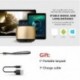 Szín: ezüst - Kis acél ágyú mini mini Bluetooth hangszóró mélynyomó sztereó nagy hangerős kültéri hordozható mini