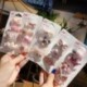 Szín: készlet 1 - 12 db/Szett Állati korona Virág Baba Hajtűk Sweet Princess Girls Barrettes Gyerek haj kiegészítők