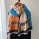 Szín: WYT286-2 - Divat téli meleg kasmír kendő női lómintás pashmina vastag sálak fem női poncsó Echarpe bandana