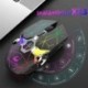 X13 vezeték nélküli gamer egér, újratölthető vezeték nélküli egér RGB, csendes kattintás, automatikus alvó
