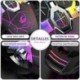 X13 vezeték nélküli gamer egér, újratölthető vezeték nélküli egér RGB, csendes kattintás, automatikus alvó