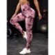 Szín: Királykék - Nyakkendőfesték Jóga Nadrág Sport Leggings Női Varrat nélküli magas derekú Push Up Női