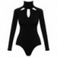Fekete szín - Szexi Női Body Rompers Hollow Out Femme Body Női Tavaszi őszi hosszú ujjú Bodycon Body Body Női Overall