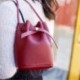 Szín: kék - Fashion Bucket válltáska Női húzózsinóros Crossbody táska Női futártáskák Női szintetikus bőr