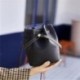 Szín: kék - Fashion Bucket válltáska Női húzózsinóros Crossbody táska Női futártáskák Női szintetikus bőr