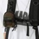 Szín: szürke - Mini hátizsák nylon medál csomag táska divatos férfi mellkas táska férfi heveder Crossbody táska