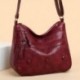 Szín: kék - Női puha PU bőr válltáskák Vintage Crossbody táska női kézitáska és pénztárca