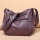Szín: kék - Női puha PU bőr válltáskák Vintage Crossbody táska női kézitáska és pénztárca