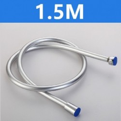 Szín: 1,5M - Zuhanycső 1,5 m 2 m nagynyomású robbanásbiztos PVC rugalmas tömlő G1/2 univerzális interfész